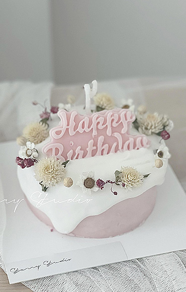 FLORA CAKE CANDLE